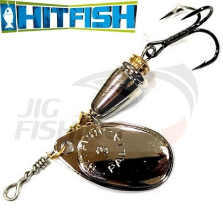 Вращающаяся блесна HitFish Palia Acoustic #3 8gr 50mm 001