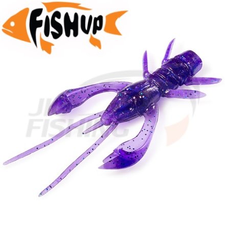 Мягкие приманки FishUp Real Craw 1.5&quot; #060 Dark Violet/Peacock &amp; Silver