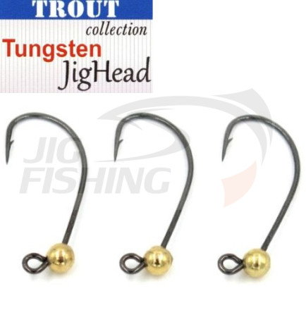 Джиг-головки Trout Tungsten Jig Head MG-3 #6 0.4gr Gold (3шт/уп)