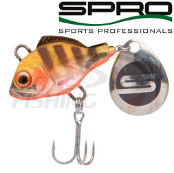 Тейлспиннер Spro ASP Jigging Spinner UV 21gr #Metal Perch