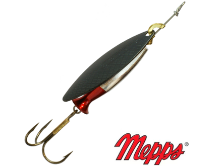 Вращающаяся блесна Mepps Aglia Long Heavy 3 #NR/AG/RG (черный/серебро/красный)