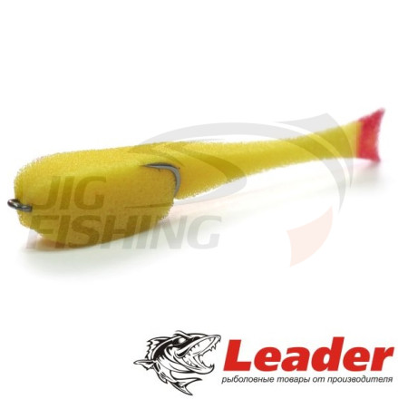 Поролоновые рыбки Leader 125mm #06 Yellow