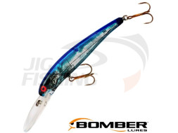 Воблер Bomber Deep Long A B25A 114F #XSIL Silver Prism Blue Back