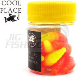 Мягкие приманки Cool Place личинка Maggot 1.6&quot; #CH/OR