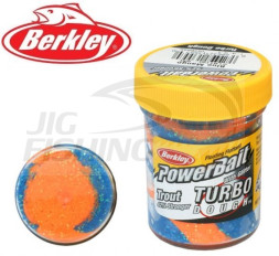 Паста форелевая Berkley Turbo Dough 50gr Glitter Blue Mango