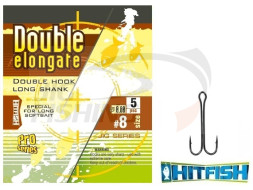Двойники HitFish Double Elongate Hook удлиненное цевье #3/0