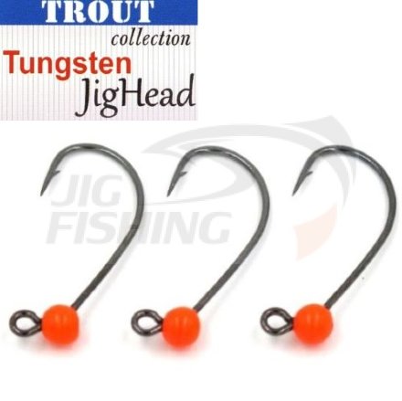 Джиг-головки Trout Tungsten Jig Head MG-3 #6 0.4gr Orange (3шт/уп)