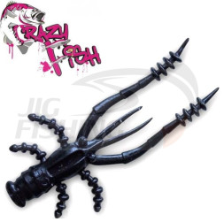 Мягкие приманки Crazy Fish CrayFish 2&quot; 51 Black