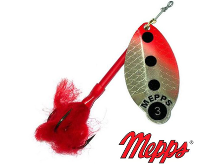 Вращающаяся блесна Mepps Lusox 3 #FLUO/RG (fluo/красный)