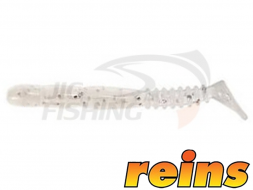 Мягкие приманки Reins RockVibe Shad 2&quot; #318 Clear Pearl Silver