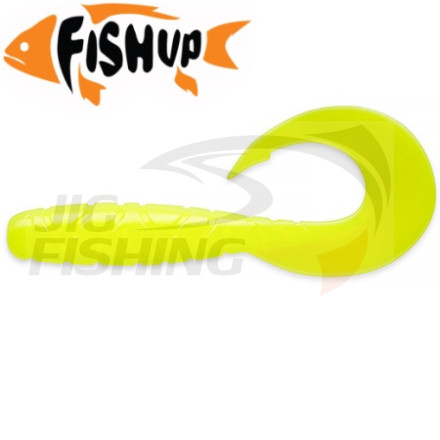 Мягкие приманки FishUp Mighty Grub 4.5&quot; #046 Lemon