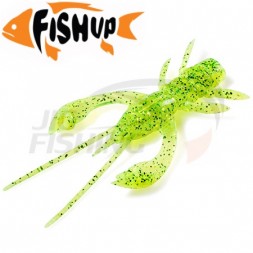 Мягкие приманки FishUp Real Craw 1.5&quot; #026 Flo Chartreuse/Green