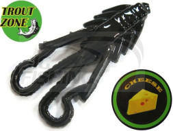 Мягкие приманки Trout Zone Nymph 1.6&quot; Black Cheese