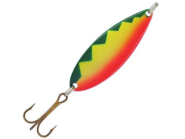 Колеблющаяся блесна Kuusamo Latka 55/10 #GR/B/R-S