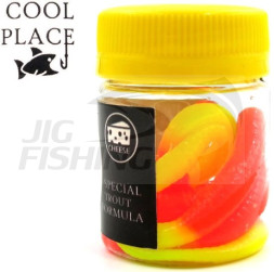 Мягкие приманки Cool Place червь Flat Worm 3.2&quot; #CH/OR