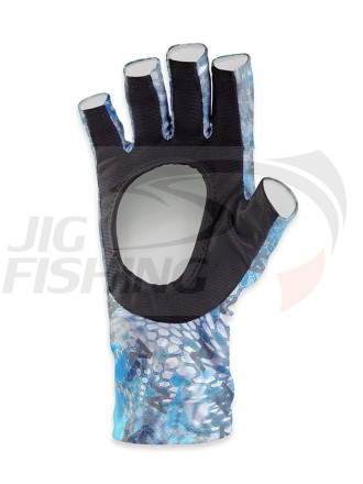 Перчатки солнцезащитные Veduta UV Gloves Reptile Skin Blue L