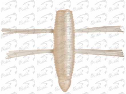 Мягкие приманки Fish Arrow AirBag Bug 1.2&quot; #10 Pearl White