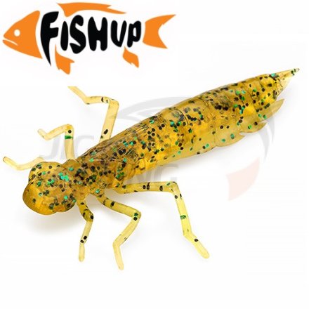 Мягкие приманки FishUp Dragonfly 0.75&quot; #036 Caramel/Green &amp; Black