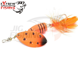 Блесна вертушка Extreme Fishing Total Obsession #2 7gr #11 FluoOrange/FluoOr