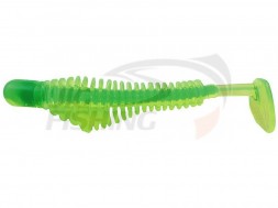 Мягкие приманки B Fish &amp; Tackle Pulse-R Paddle Tail 2.45&quot; #102 Chartreuse/Green Core