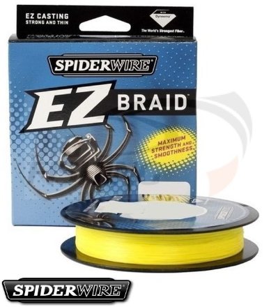 Шнур плетеный Spiderwire EZ Braid 100m Yellow 0.12mm 6.2kg