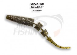 Мягкие приманки Crazy Fish Polaris 3&quot; 26 Swamp