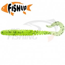 Мягкие приманки FishUp Vipo 4.3&quot; #055 Chartreuse/Black
