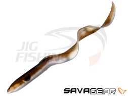 Мягкие приманки Savage Gear 3D Real Eel Loose Body 15 12gr #02 Olive Pearl