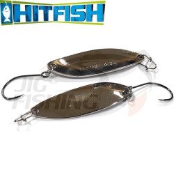 Колеблющаяся блесна HitFish Lite Series CU01 3gr #Silver