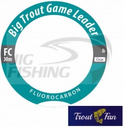 Флюрокарбон Trout Fan Big Trout Game Premium Leader FC 30m #2.5 0.26mm 10lb