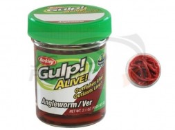 Мягкие приманки Berkley Gulp® Angleworm/Ver Red Wiggler