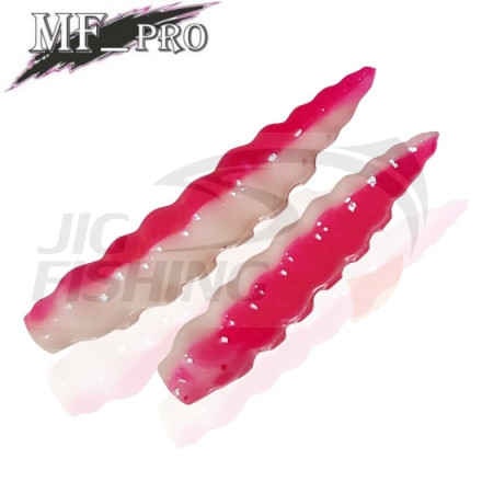 Мягкие приманки Microfishing Pro Личинка 30mm #White Pink