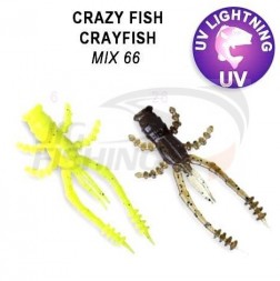 Мягкие приманки Crazy Fish CrayFish 2&quot; Mix66