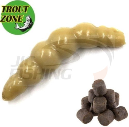 Мягкие приманки Trout Zone Brook 1.6&quot; #Pellets (10шт/уп)