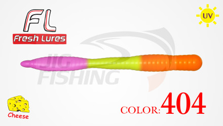 Мягкие приманки Fresh Lures Flat Worm 3.1&quot; #404