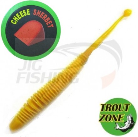 Мягкие приманки Trout Zone Boll 2.9&quot; Cheese Cheese Sherbet