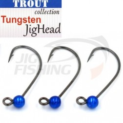 Джиг-головки Trout Tungsten Jig Head MG-3 #6 0.4gr Blue (3шт/уп)