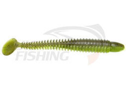 Мягкие приманки Lunker City Swimming Ribster 4&quot; #149 Green Stew