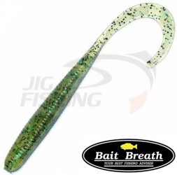 Мягкие приманки Bait Breath Fish Curly 3.5&quot; #144 Watermelon Black Green Flake