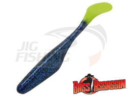 Мягкие приманки Bass Assassin Sea Shad 4&quot; #254 Electric Blue Limetreuse Tail