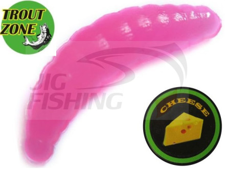 Мягкие приманки Trout Zone Maggot 1.3&quot; #Berry Cheese