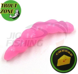 Мягкие приманки Trout Zone Brook 1.6&quot; #Pink Cheese (10шт/уп)