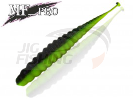 Мягкие приманки MF Pro Caterpillar 1.37&quot; #09 Black/Chartreuse