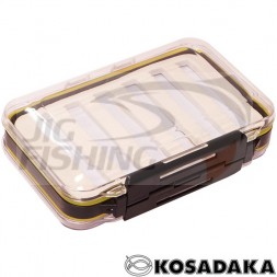 Коробка рыболовная Kosadaka TB-S29-CL двухсторонняя 15x10x4.5cm