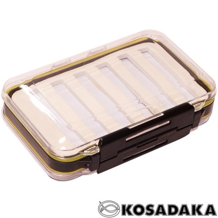 Коробка рыболовная Kosadaka TB-S29-CL двухсторонняя 15x10x4.5cm