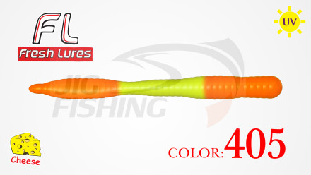 Мягкие приманки Fresh Lures Flat Worm 3.1&quot; #405