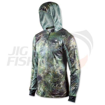 Худи Veduta Reptile Skin Forest Camo Air Series UPF50+ XL