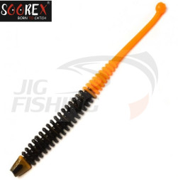 Мягкие приманки Soorex Snake 80mm #115 Black Orange