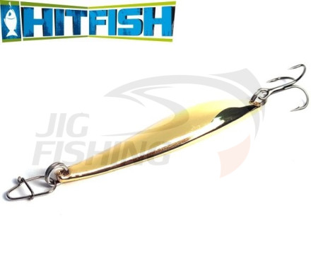 Зимняя блесна HitFish Caterpillar 10gr Gold