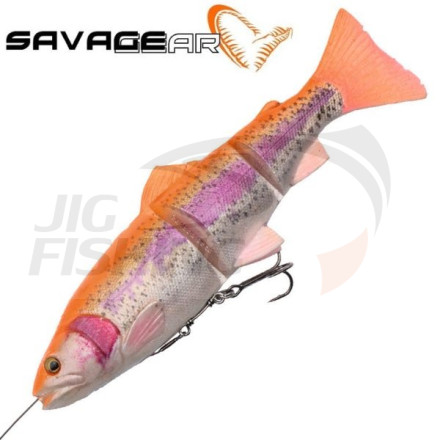 Мягкие приманки Savage Gear 4D Line Thru Trout MS 20cm 98gr Golden Albino